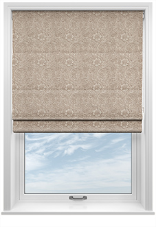 William Morris Marigold, Woven Linen - Roman Blind
